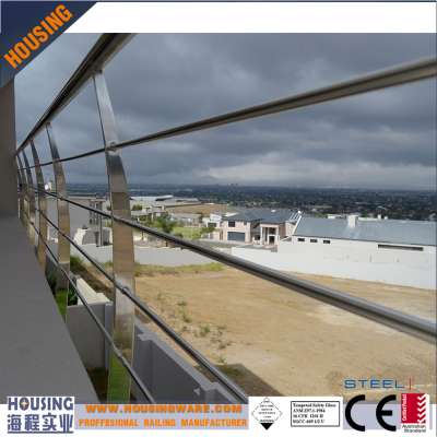 children safe stainless steel veranda railings with stainless steel cross bar